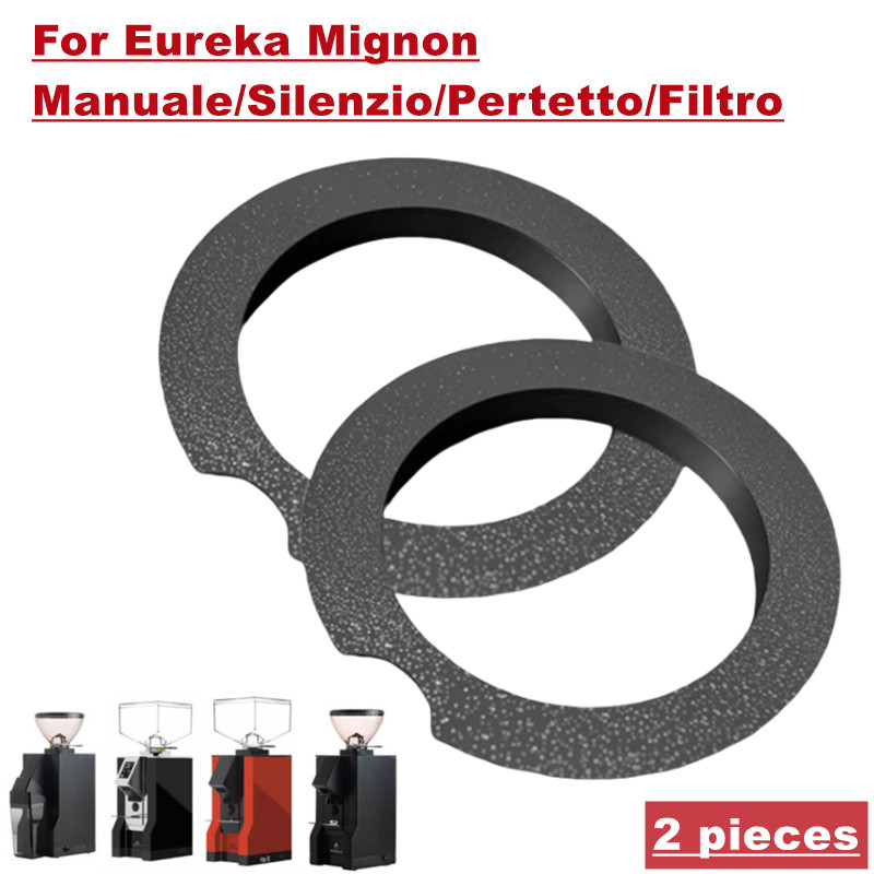 Coffee Grinder Burr - 2pcs Anti-Clogging Ring for Eureka Mignon