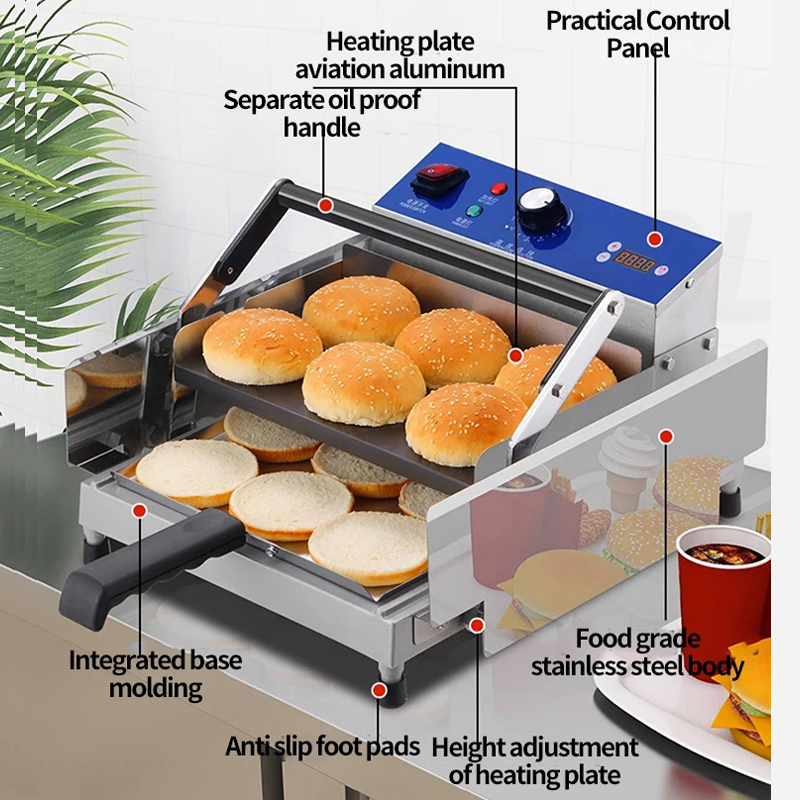 PBOBP Commercial Electric Burg - Bread Maker Machine review and price