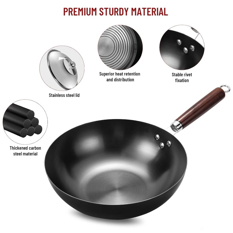 Flat Bottom Wok Pan 32cm Skill - Wok Electric Flat review and price