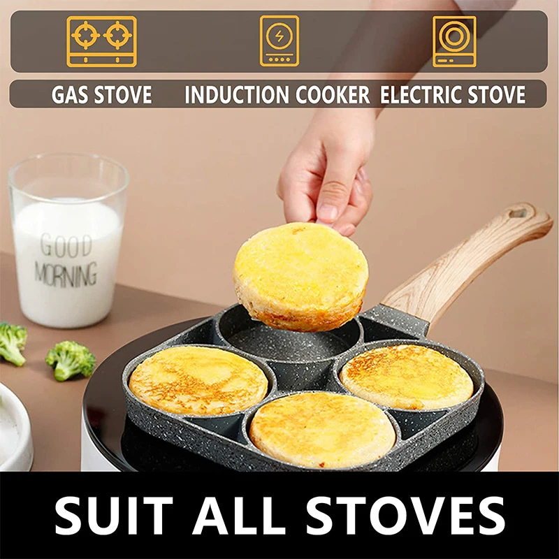 Pancake Egg Frying Pan 4 Cups  - Electric Griddle Pancake review and price