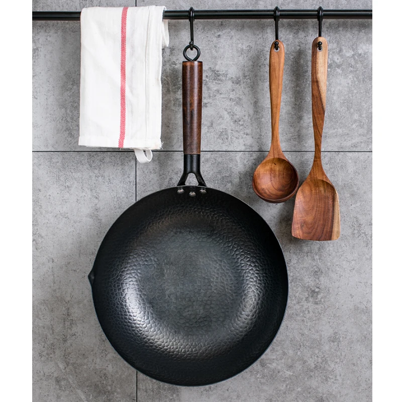 Carbon Steel Wok Pan 32cm Stir - Wok Electric Flat review and price