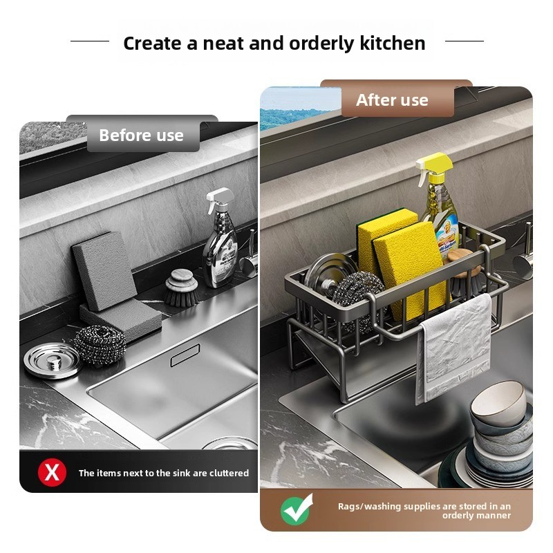 Compact Tap-Mounted Spice Shel - Kitchen Appliances Storage review and price