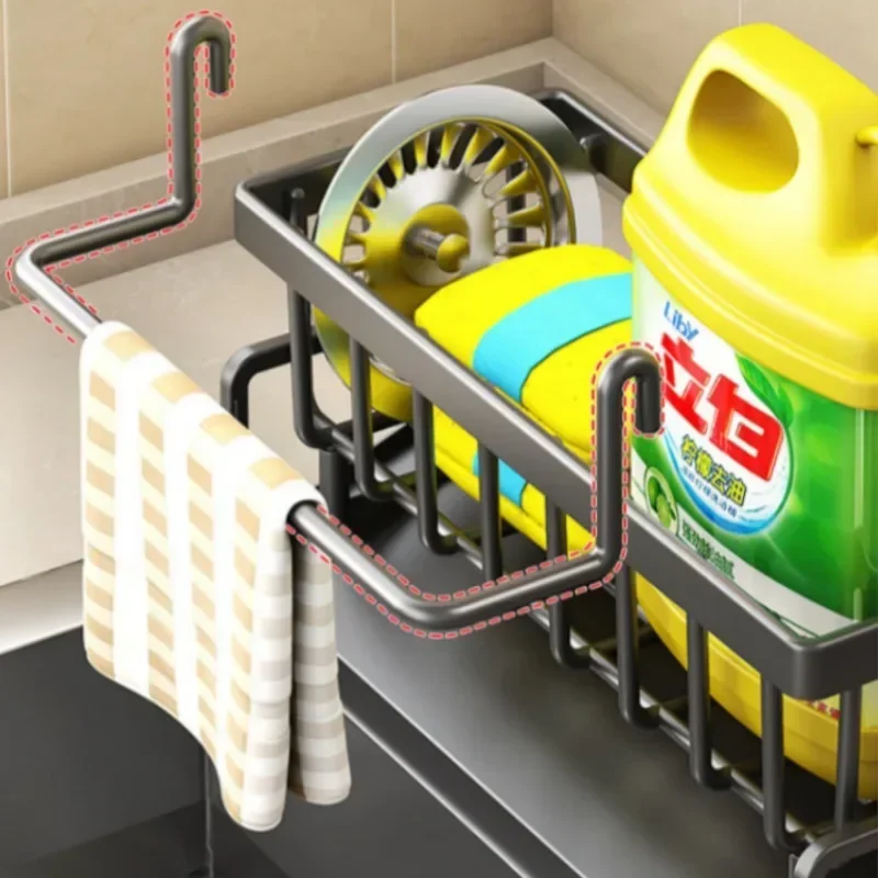 Multifunctional Sponge Rack Dr - Kitchen Appliances Storage review and price