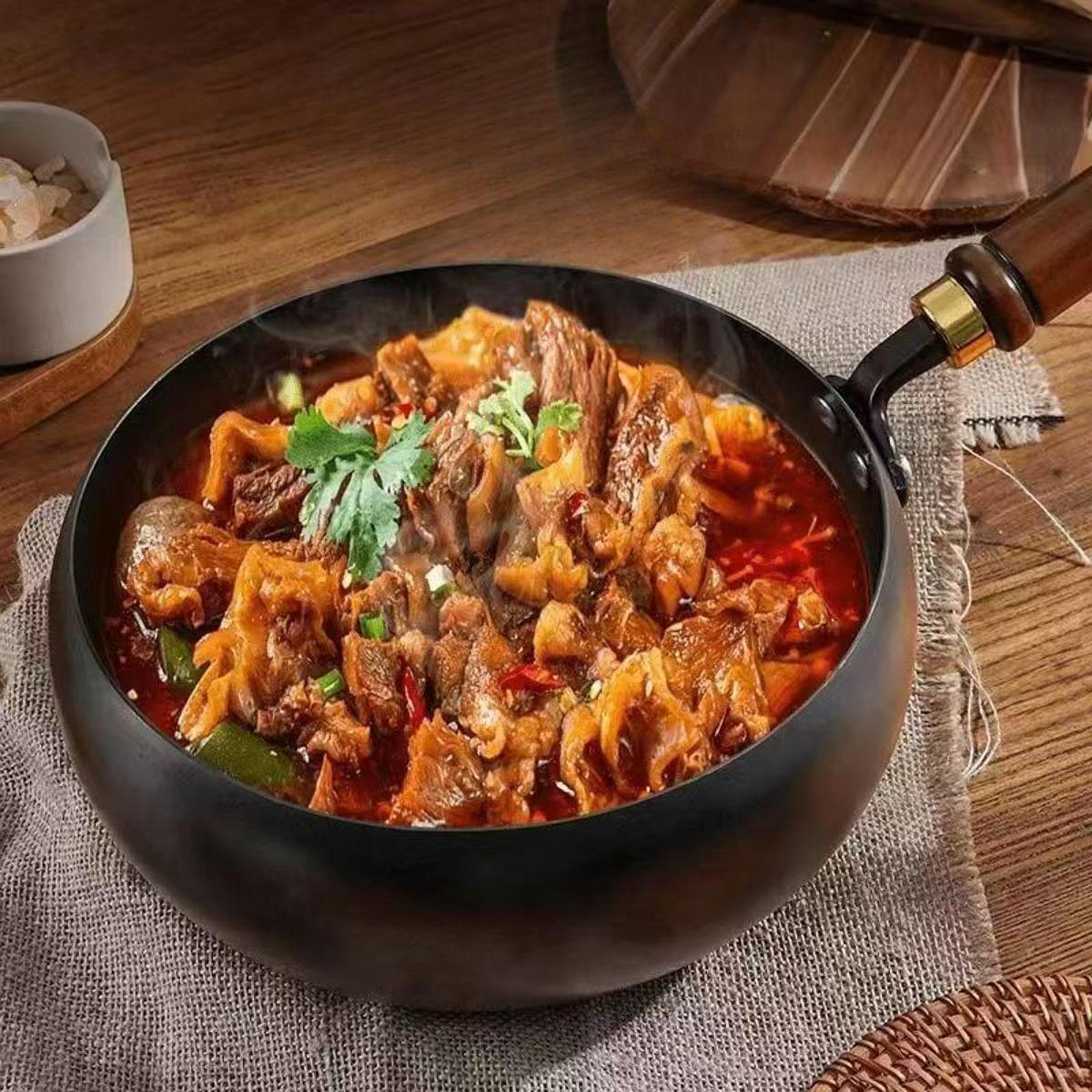 24cm Fine Iron Wok Pan  Stir F - Wok Electric Flat review and price
