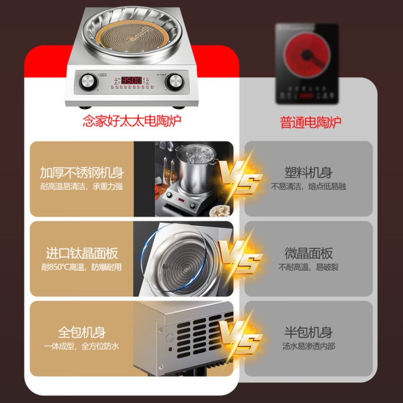 Electric Ceramic Stove Househo - Wok Electric Flat review and price