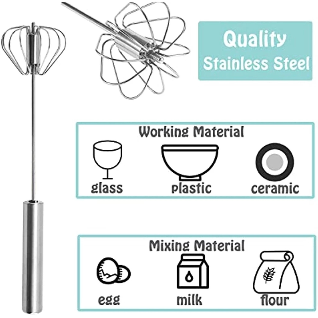 1/3pcs Stainless Steel Egg Bea - Kitchen Appliances Restaurant review and price