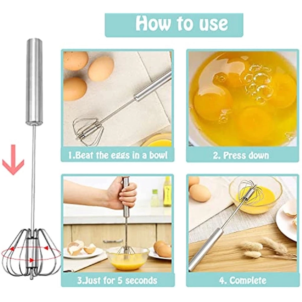 1/3pcs Stainless Steel Egg Bea - Kitchen Appliances Restaurant review and price