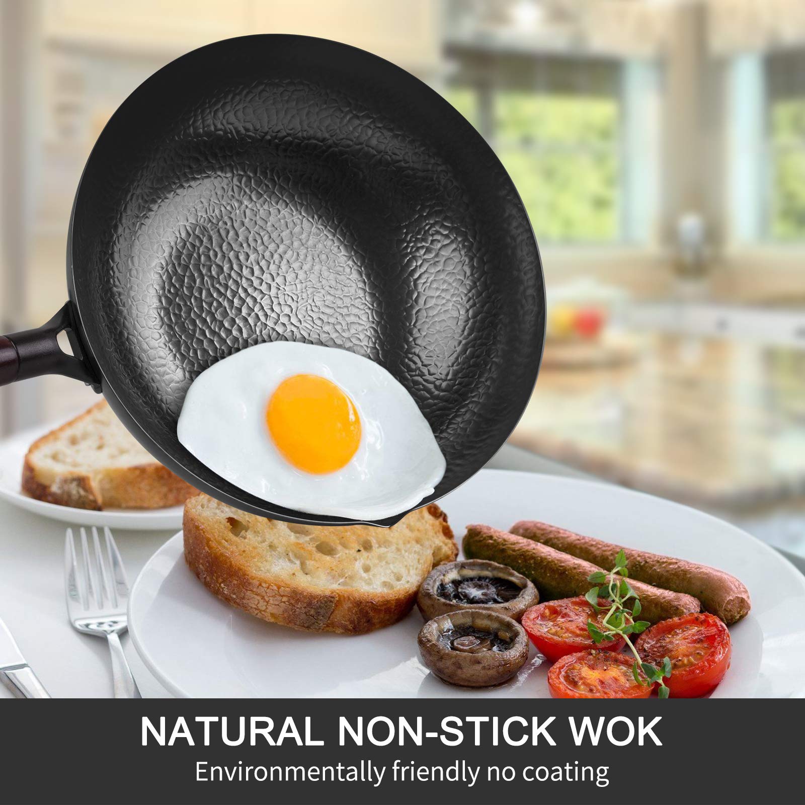 Carbon Steel Wok,Woks and Stir - Wok Electric Flat review and price