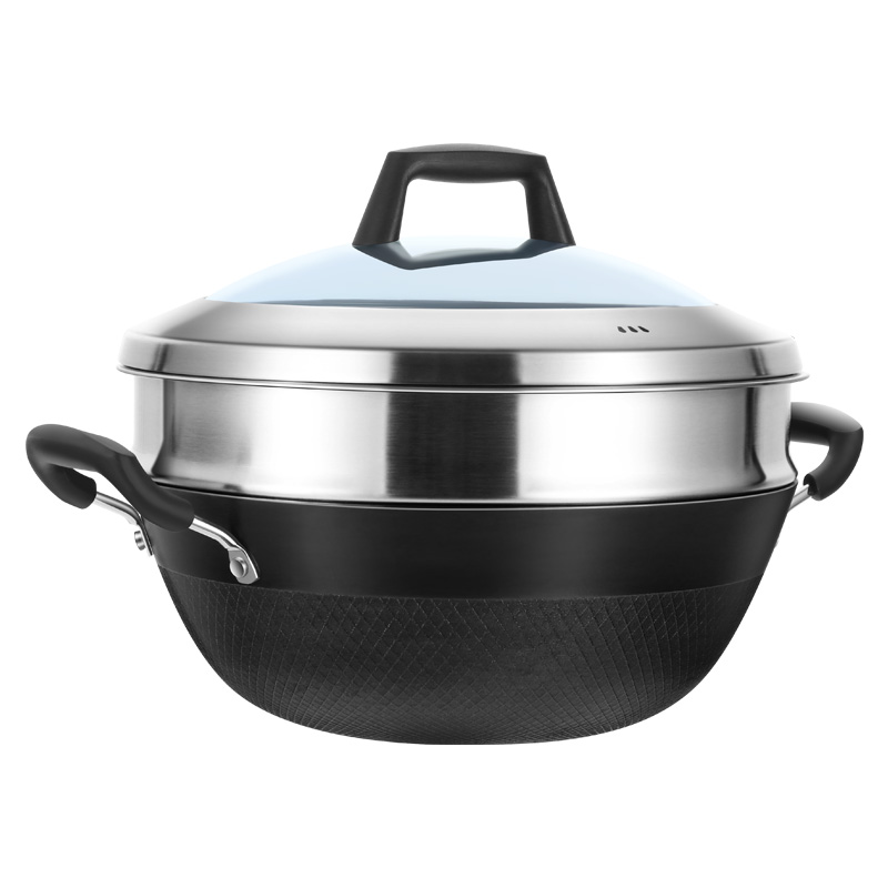 Flat bottom frying pan Stainle - Wok Electric Flat review and price