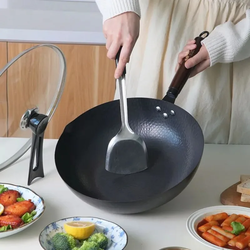 Carbon Steel Wok Pan 32cm Stir - Wok Electric Flat review and price