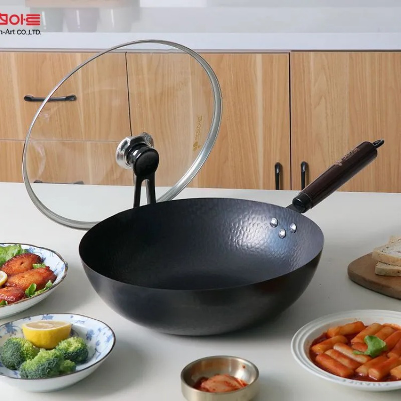 Carbon Steel Wok Pan 32cm Stir - Wok Electric Flat review and price